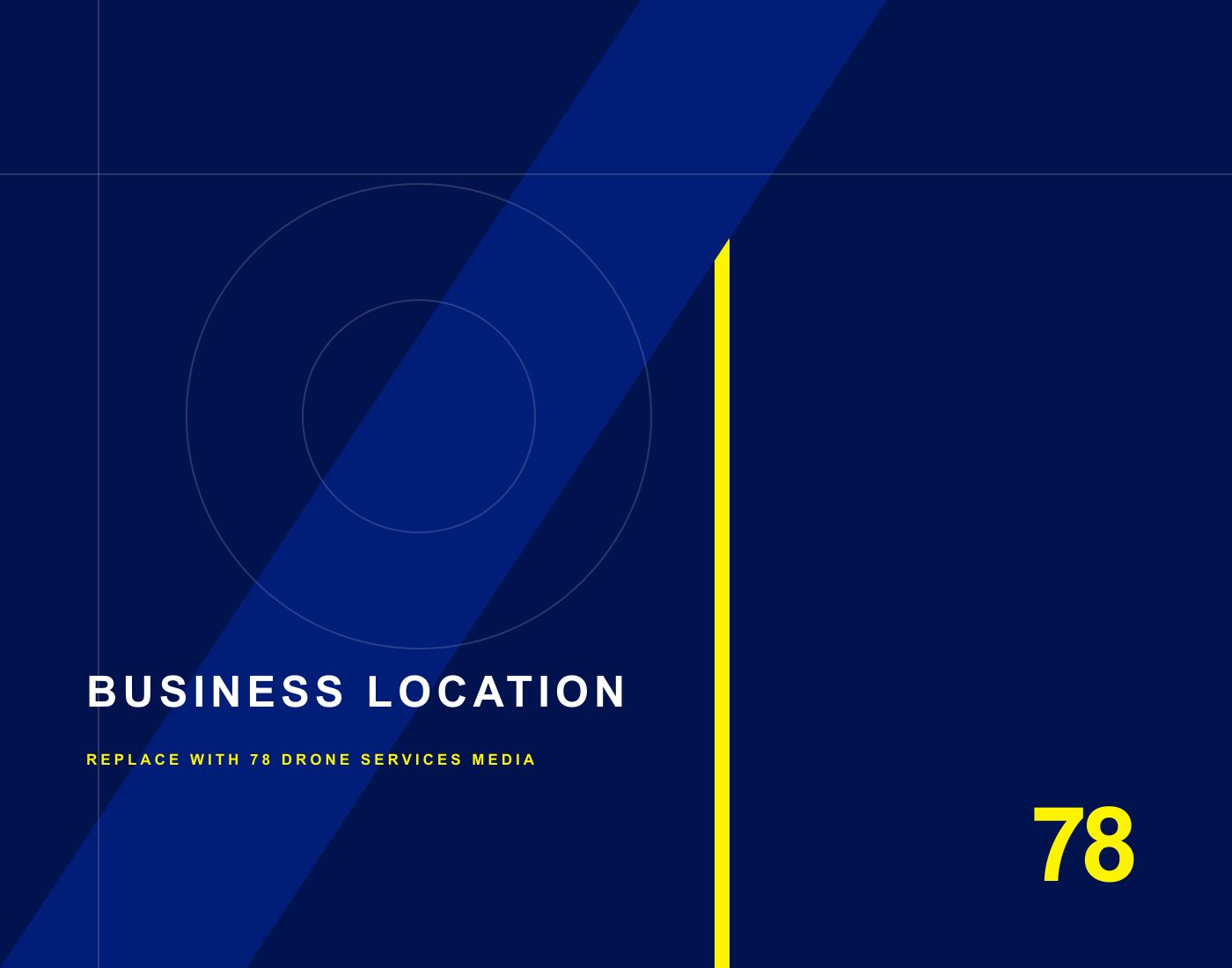 Placeholder for aerial business location imagery